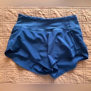 Outdoor Voices Women's Athletic Shorts in Blue